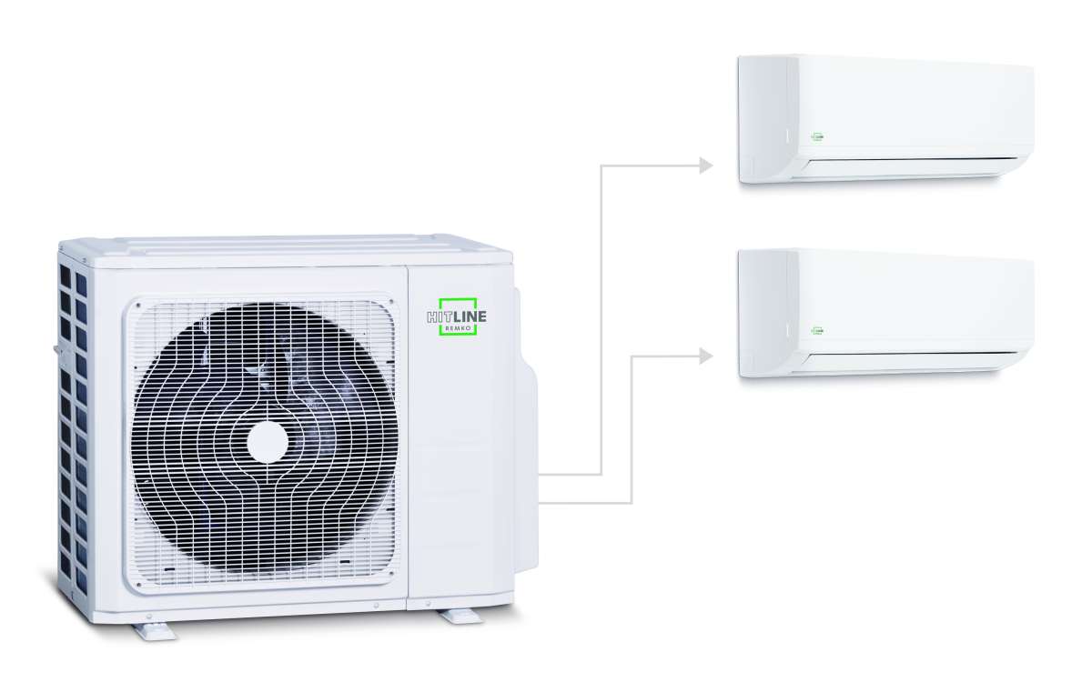 Multisplit-Klimasystem
DXM 1250 DC, 5x DXW 250
Set